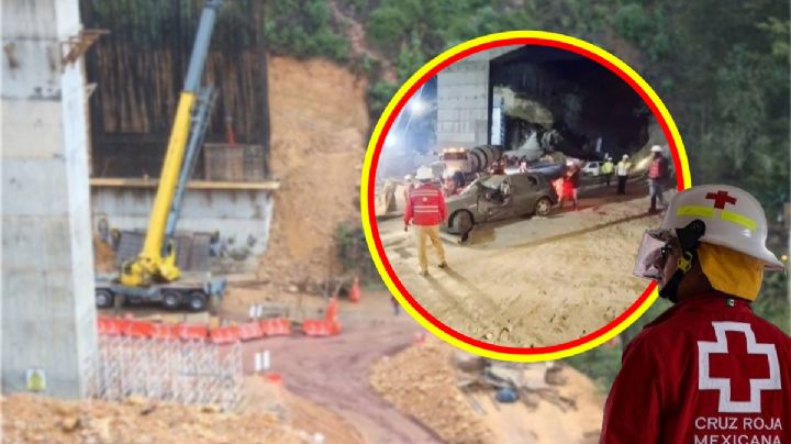 Carretera Pachuca-Huasca: concreto cae sobre automovilista, lo lesiona gravemente