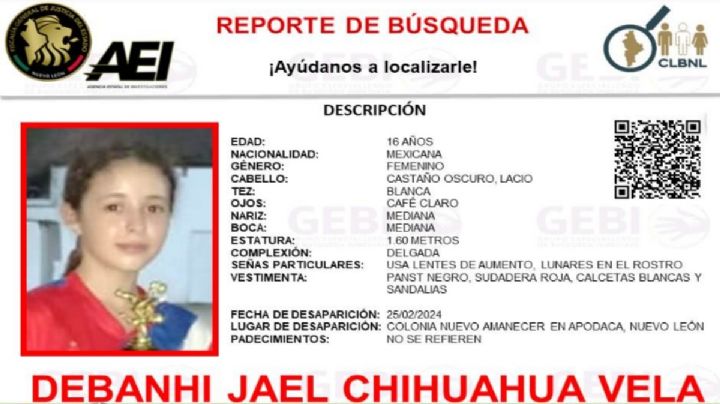Debanhi, de 16 años, desaparece en Apodaca, Nuevo León