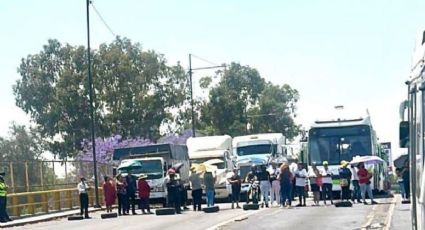 Carretera México-Pachuca, bloqueada en Ecatepec por escasez de agua