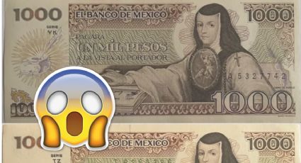 Así es el billete de 1,000 pesos que ahora vale 1 peso según Banxico