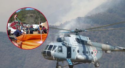 Con aeronave y pipas de Caasim combaten incendio en Nicolás Flores