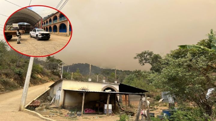 Incendio forestal ahora en Oaxaca: Evacuan a comunidad por miedo a ser alcanzados por las llamas