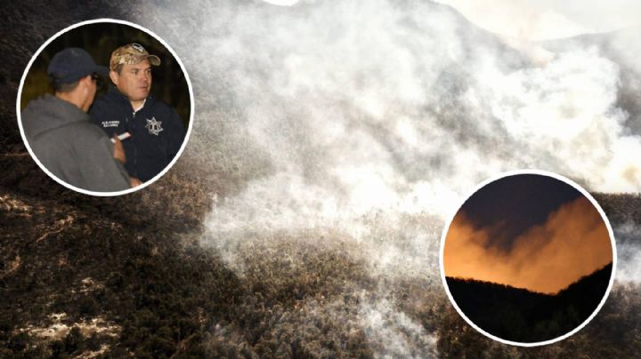 Guanajuato capital en emergencia ecológica por incendio en la Sierra de Santa Rosa