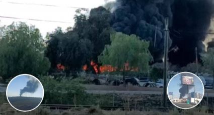 Se incendia una nave del Parque Industrial Apolo en Silao