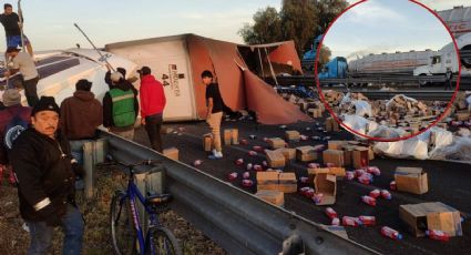 Rapiña mientras conductor muere prensado dentro de su trailer en Celaya