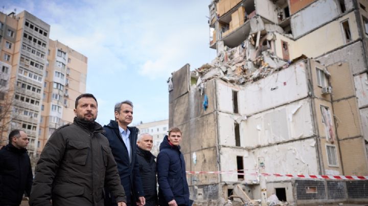Misil de Rusia cae a 500 metros de Zelensky y el primer ministro de Grecia; mueren 5 en Odesa
