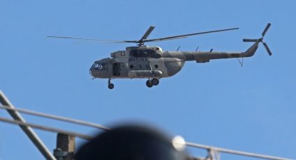 Cae otro helicóptero de la Marina; se habría enredado con cableado de CFE