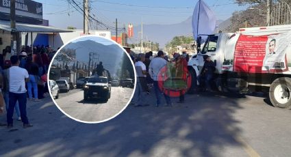 Reportan 7 lesionados tras desalojo de manifestantes en Acultzingo
