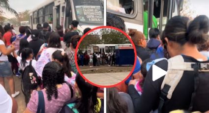 Video: Se hace viral multitud de pasajeros subiendo a camión de Medellín