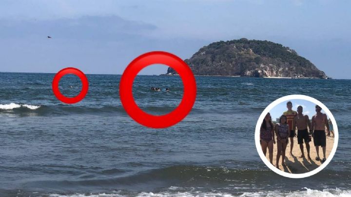 Mar arrastra a 2 niñas y su abuelito en playa favorita de los leoneses; logran rescatarlos