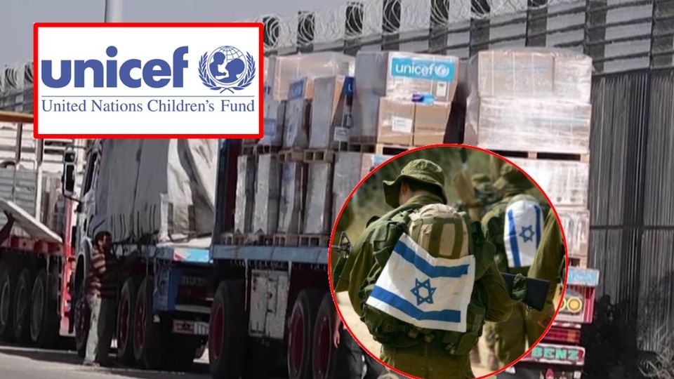 Israel ataca convoy de la Unicef con ayuda humanitaria para Gaza