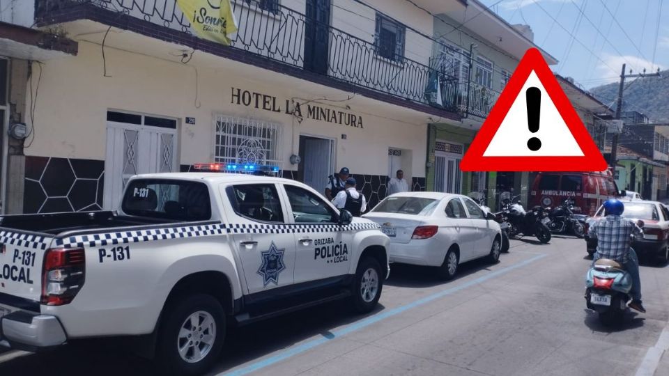 Autoridades investigan muerte de mujer al interior de hotel en Orizaba