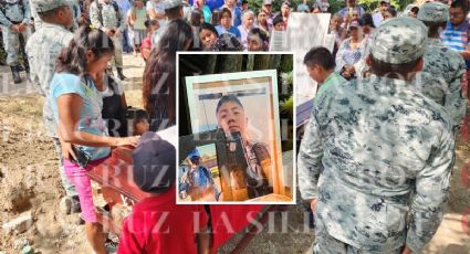 En Papantla, dan último adiós a Feliciano, Guardia Nacional que murió en Guerrero
