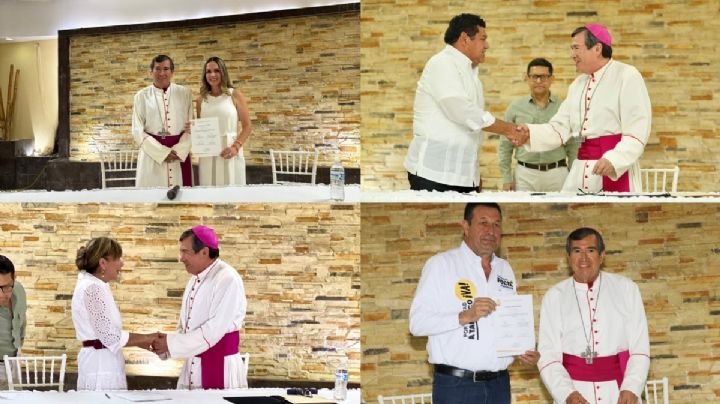 Elecciones Tabasco: Candidatos a gubernatura pactan con Iglesia