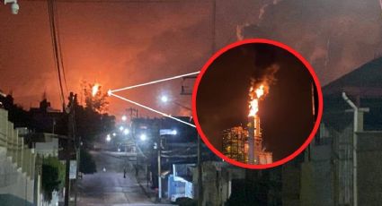 VIDEO: Esto pasó en la refinería de Minatitlán que alarmó a pobladores hoy 19 de abril