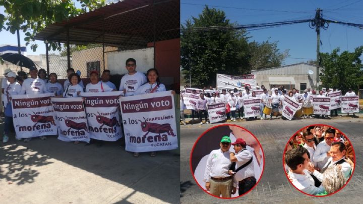 Morena se fractura en Yucatán, piden no votar por "chapulines"