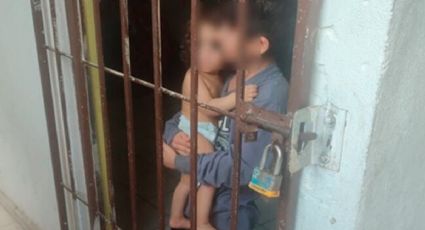 Hermanitos son abandonados por sus padres en Nuevo León, los dejaron encerrados