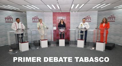 Debate Tabasco: Todos contra Javier May; “hoy es ley la corrupción en México” afirma candidato de Morena