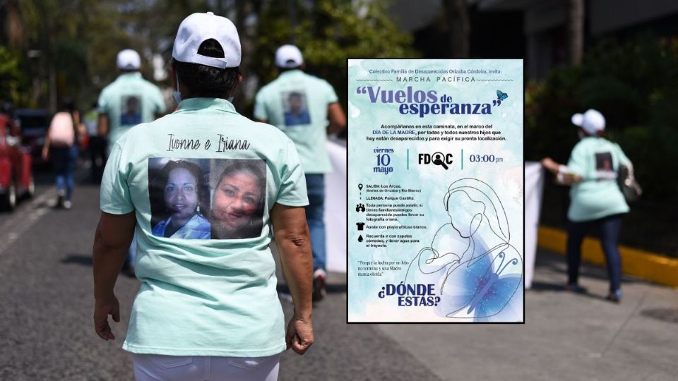 Colectivo de familias de desaparecidos convoca a marcha el 10 de mayo en Orizaba