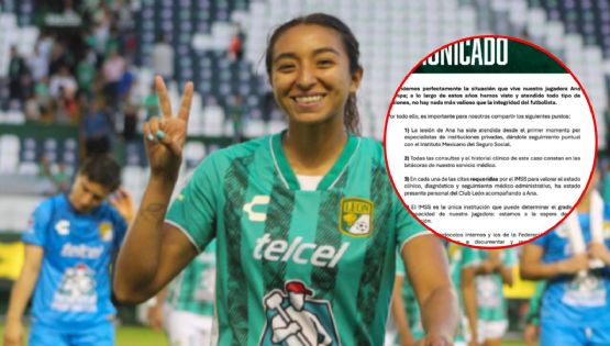 Futbolista del León se daña la visión tras lesión en entrenamiento; acusa al club de abandonarla