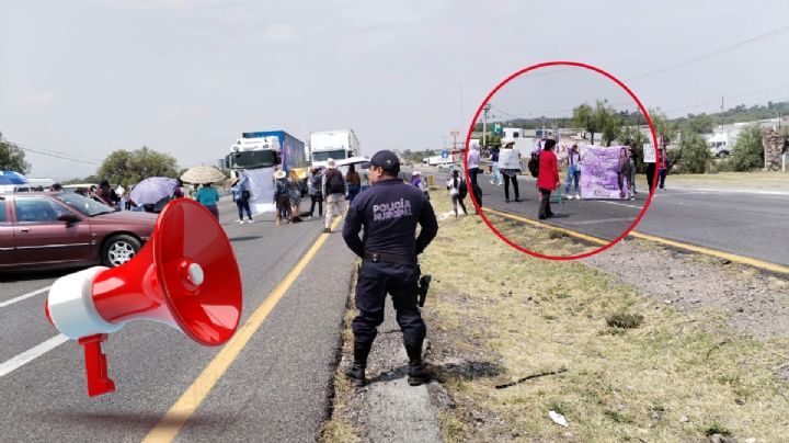 México-Tulancingo: Bloqueo por feminicidio de la maestra Belén; exigen justicia