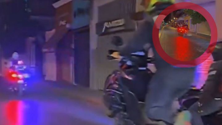 Hace caballito e impacta a agente de tránsito por detrás, en Hermanos Aldama
