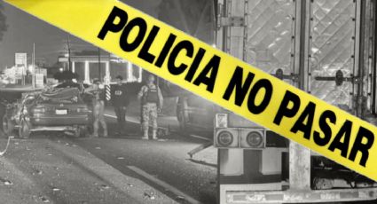 Pachuca-Tulancingo: Muere una persona al chocar su auto contra camión de carga