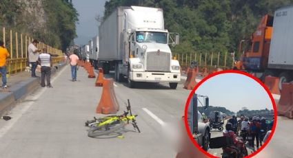 Atropellan a ciclista en el Puente Metlac; presunto responsable se dio a la fuga