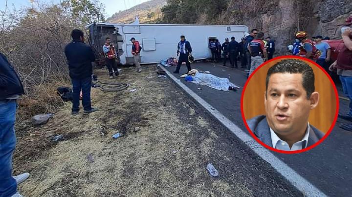 Apoyarán gobiernos de Guanajuato y San Luis de la Paz a lesionados y familiares de fallecidos en accidente