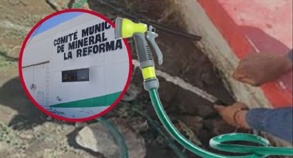 Detectan toma clandestina de agua en oficinas del PRI Mineral de la Reforma