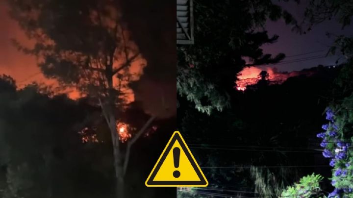 Incendio cerca del Parque Natura de Xalapa con ola de calor; esto se sabe