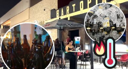 Cervezas gratis: Bar cumple y regala bebidas por calor de 55°C en Coatzacoalcos