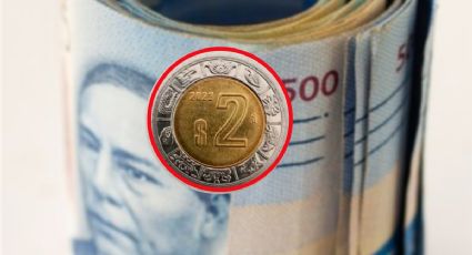Así es la moneda de 2 que tiene un extraño error; se vende en 5,000,000 de pesos