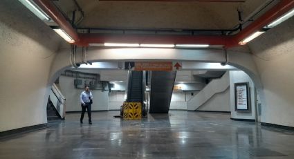 Metro CDMX: La escalera eléctrica descompuesta en estación Camarones cumple un año