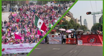 Marea Rosa y la CNTE se encontrarán en la explana del zócalo capitalino