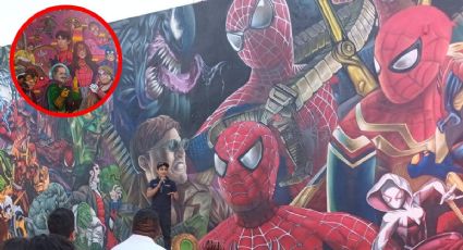 Wendy Guevara, Santa Fe Klan y El Mochilas las estrellas del mural de SpiderVerse en León