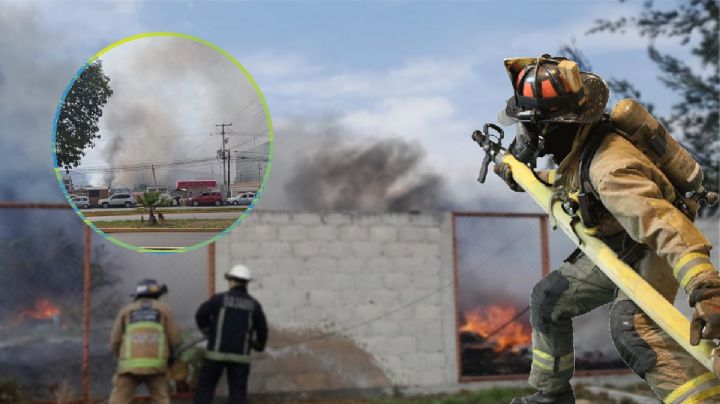 Se registra incendio en la escuela Hijos del Ejército en Pachuca