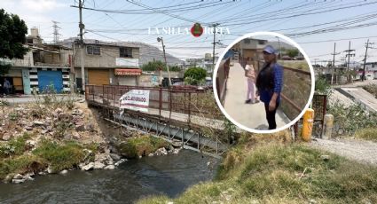 “No nos queda de otra”, vecinos insisten en usar puentes peatonales clausurados en Chimalhuacán