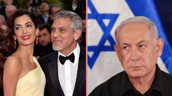 Netanyahu, George Clooney y su esposa Amal, ¿cuál es el conflicto que los une?