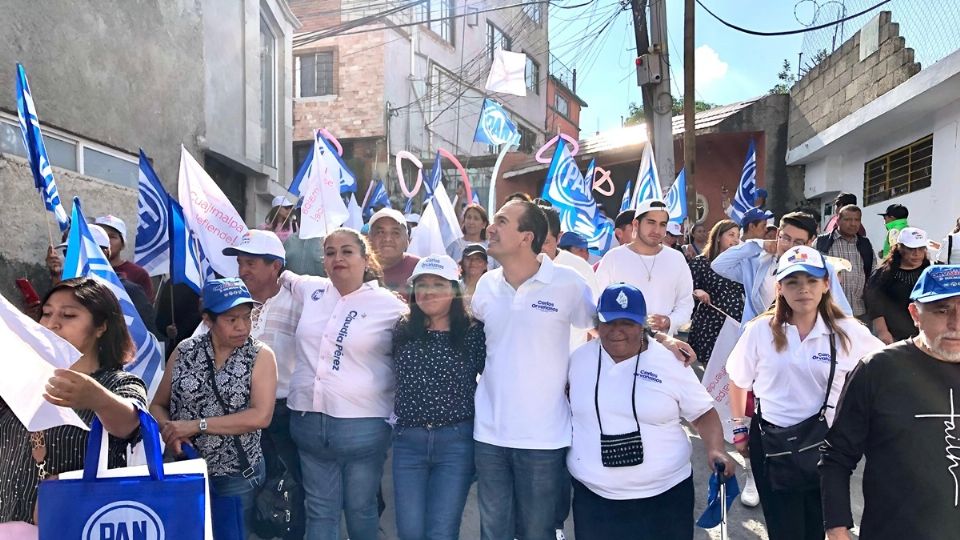 Cuajimalpa se defiende: Orvañanos llama a votar por el PRI, PAN y PRD