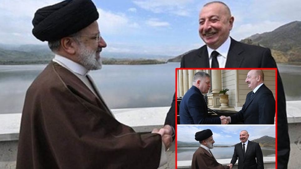 El presidente de Irán y el ministro de Eslovaquia se reunieron con el presidente de Azerbaiyán, antes de sufrir un accidente y atentado, respectivamente
