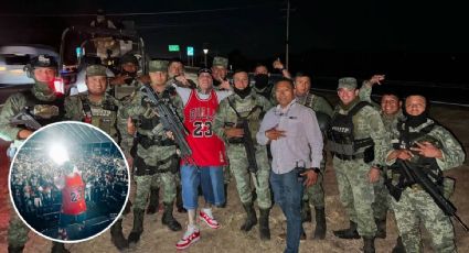 Custodiado por el Ejército, así recibieron a Santa Fe Klan en Valle de Santiago