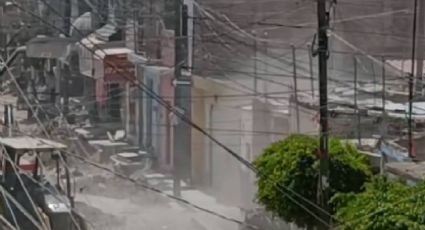 Excavadora provoca fuga de gas en Celaya