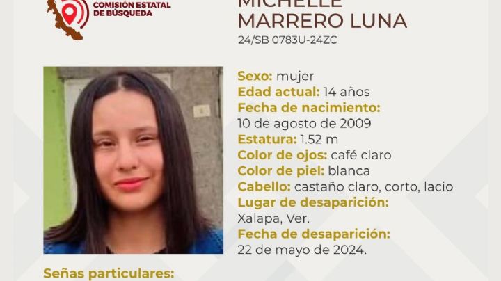 Buscan a Michelle, desaparecida cerca del Santuario de Las Garzas en Xalapa