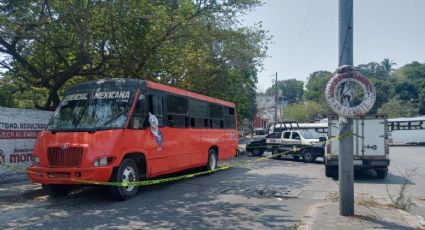 Dentro del camión, fallece chofer de la ruta Comercial Mexicana en Veracruz