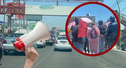 Bloqueo en bulevar Colosio de Pachuca; piden destitución de directora en secundaria