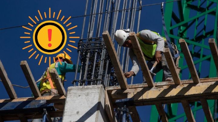 Trabajadores de la construcción de Veracruz cambian horarios para evitar golpes de calor