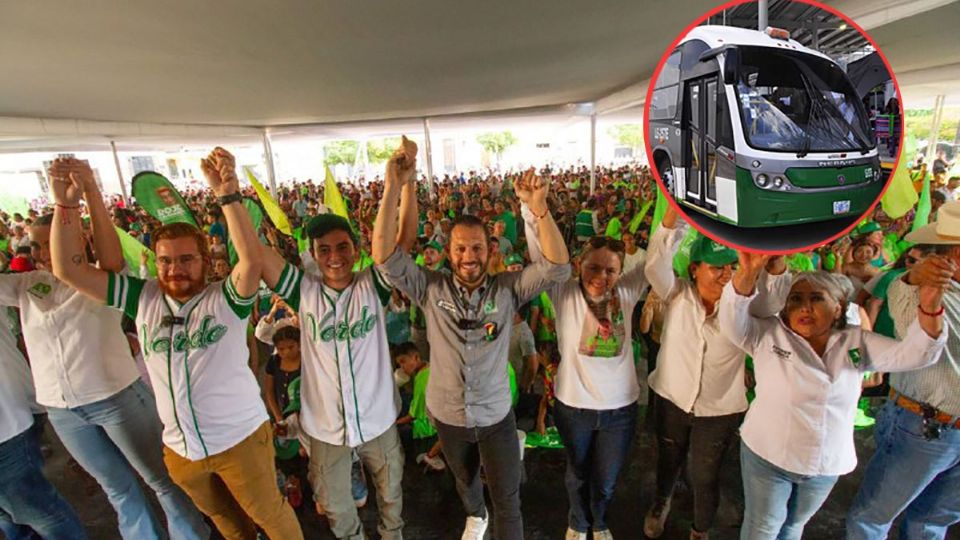 El dirigente estatal del Partido Verde, resaltó que una vez que Gerardo Fernández llegue a la alcaldía bajarán el costo del transporte público; además, el servicio será gratuito para estudiantes y adultos mayores