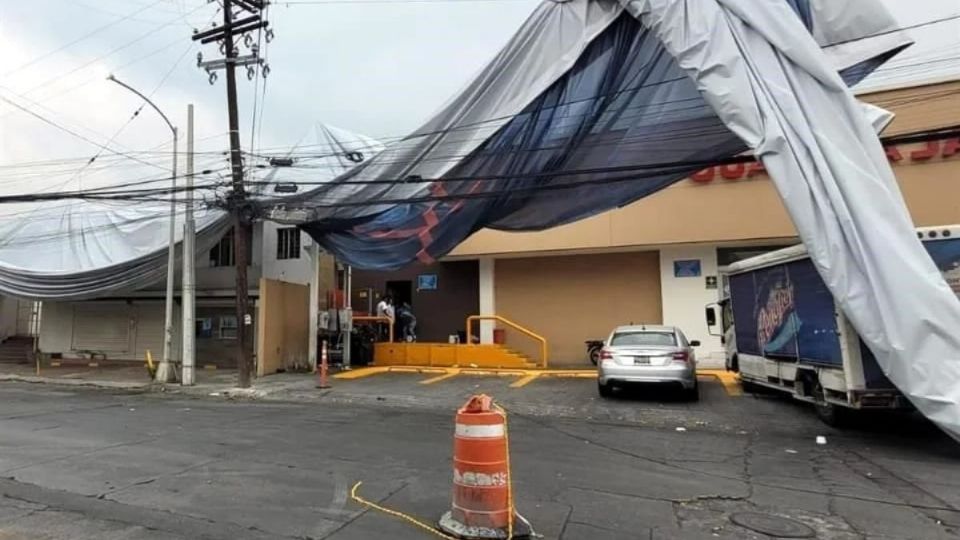 Tormenta en Monterrey causó daños materiales en cinco municipios del sur de Monterrey