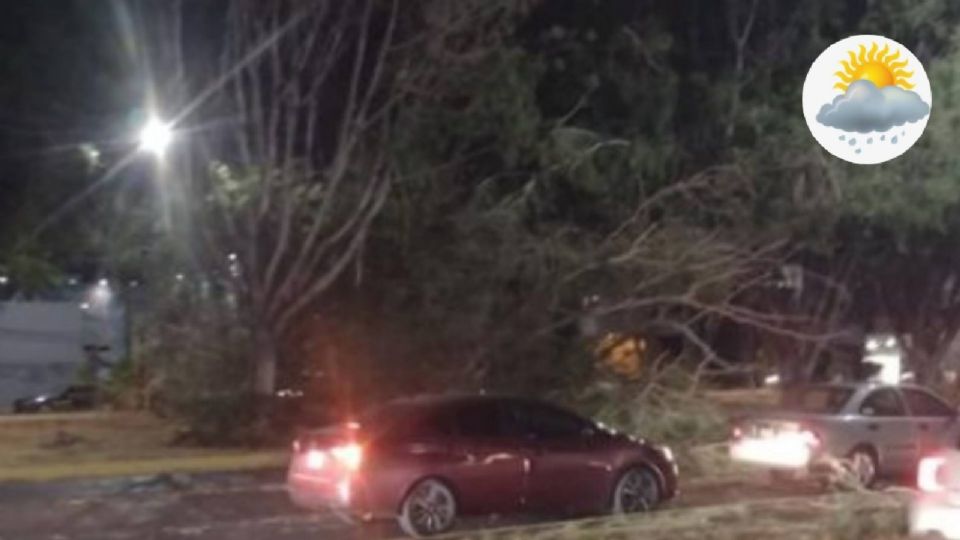 En León se registraron ayer tormentas dispersas en algunas zonas, con fuertes rachas de viento.